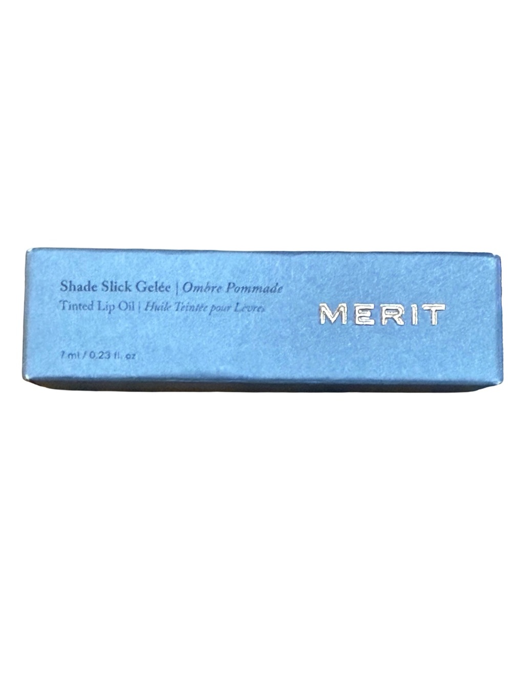 MERIT Shade Slick Gelée Jeté Blooming Pigments Tinted Lip Oil Hydrating Full NIB